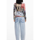 Desigual Pink Viscose Women Sweater